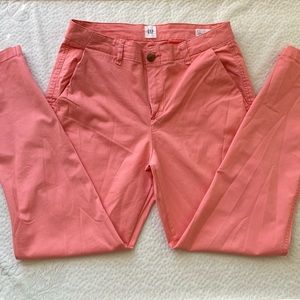 Gap Pants | Gap Girlfriend Chino Pants In Pink | Color: Pink | Size: 6